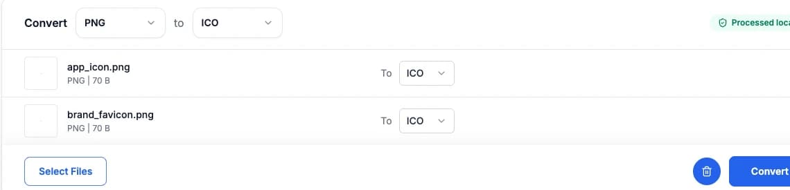 Demonstration of generating multi-resolution ICO favicons from WebP