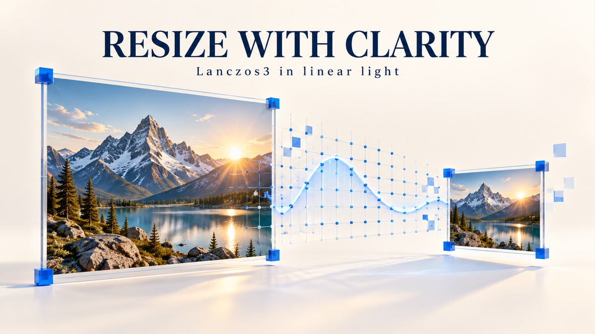 How the Image Resizer Works: Lanczos3 in Linear Light